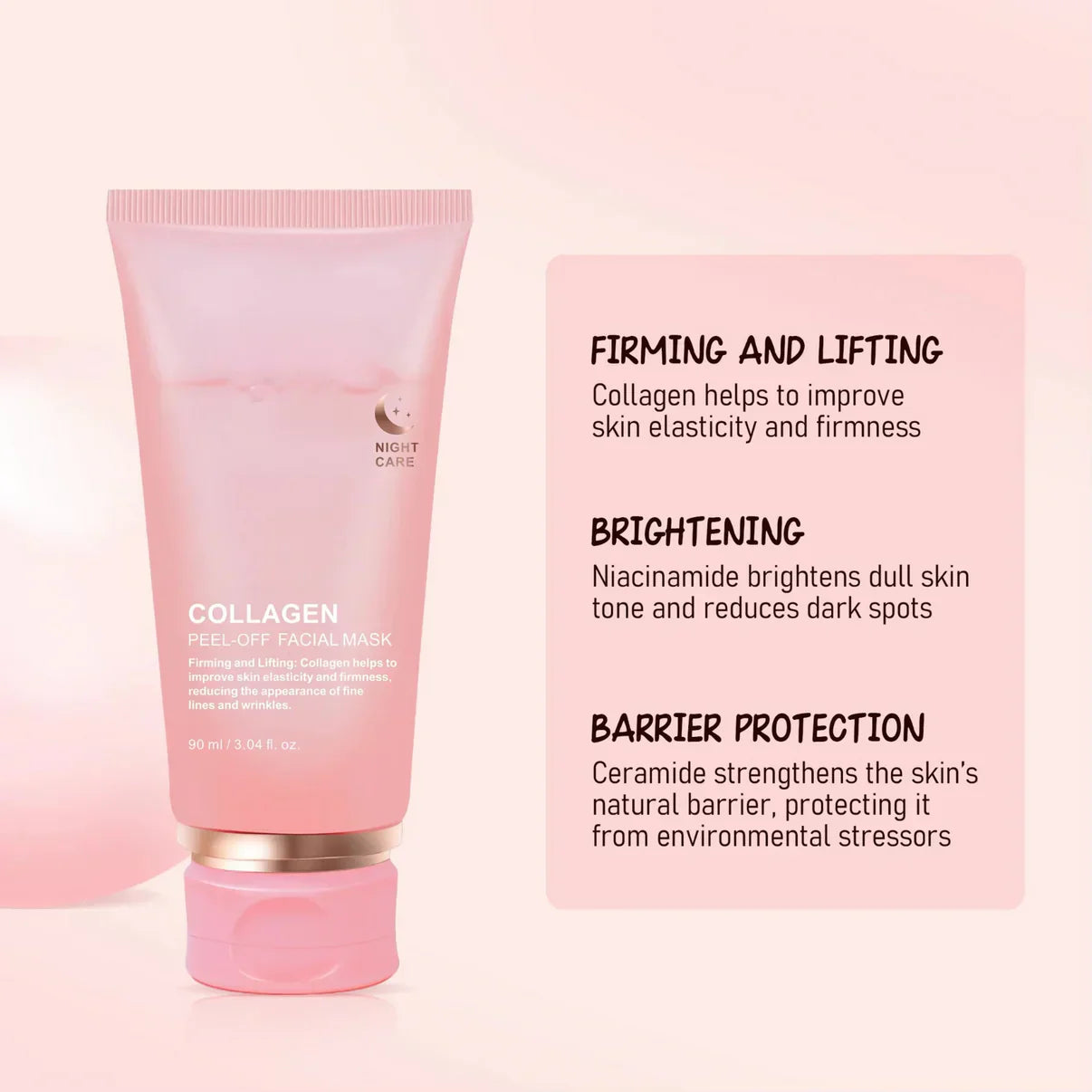 Korean Collagen Night Wrapping Peel-Off Mask | Buy 1 get 1 free