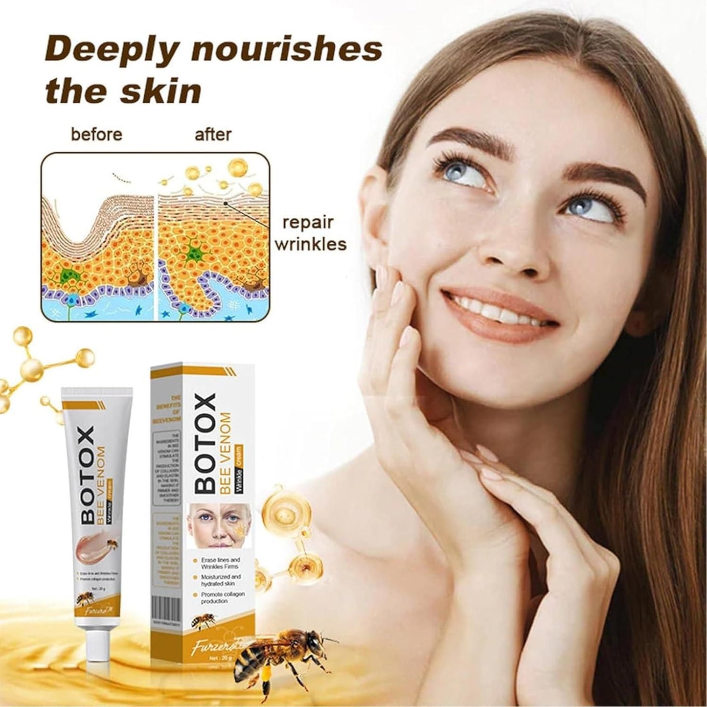 BeeTox™ - Bee Venom Wrinkle Repair Cream (buy 1 get 1 free)