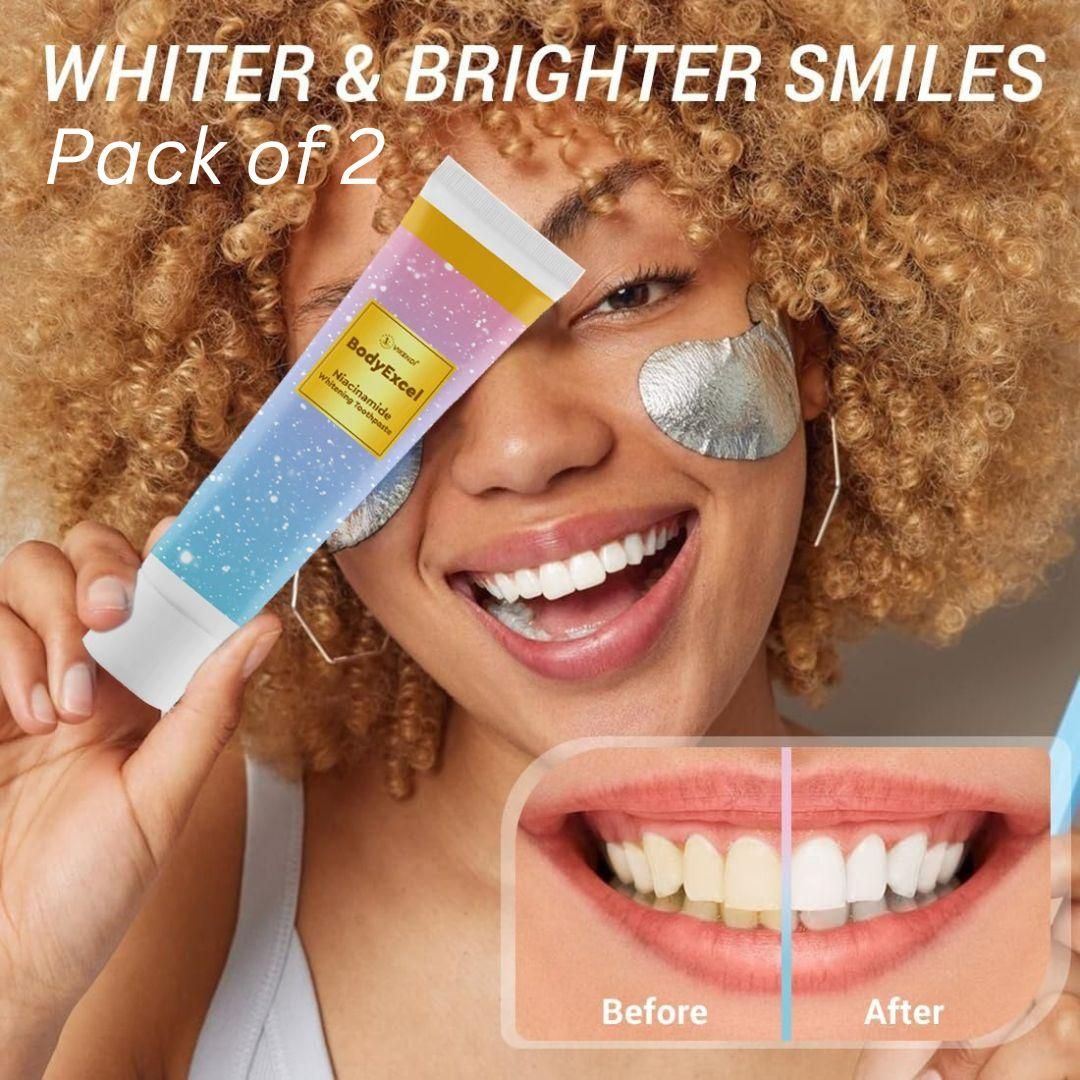 Niacinamide Whitening Toothpaste 50g (buy 1 get 1 free)