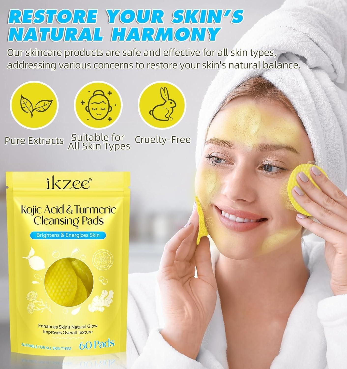 Turmeric Kojic Acid Cleansing Pads (Pack of 20 pcs)