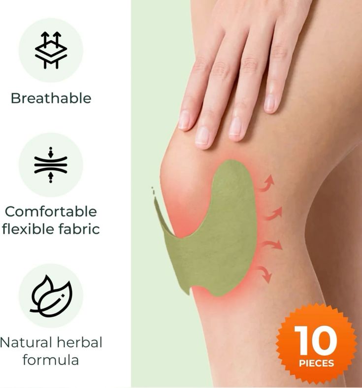 Herbal Heat Knee Patches for Instant and long lasting Relief