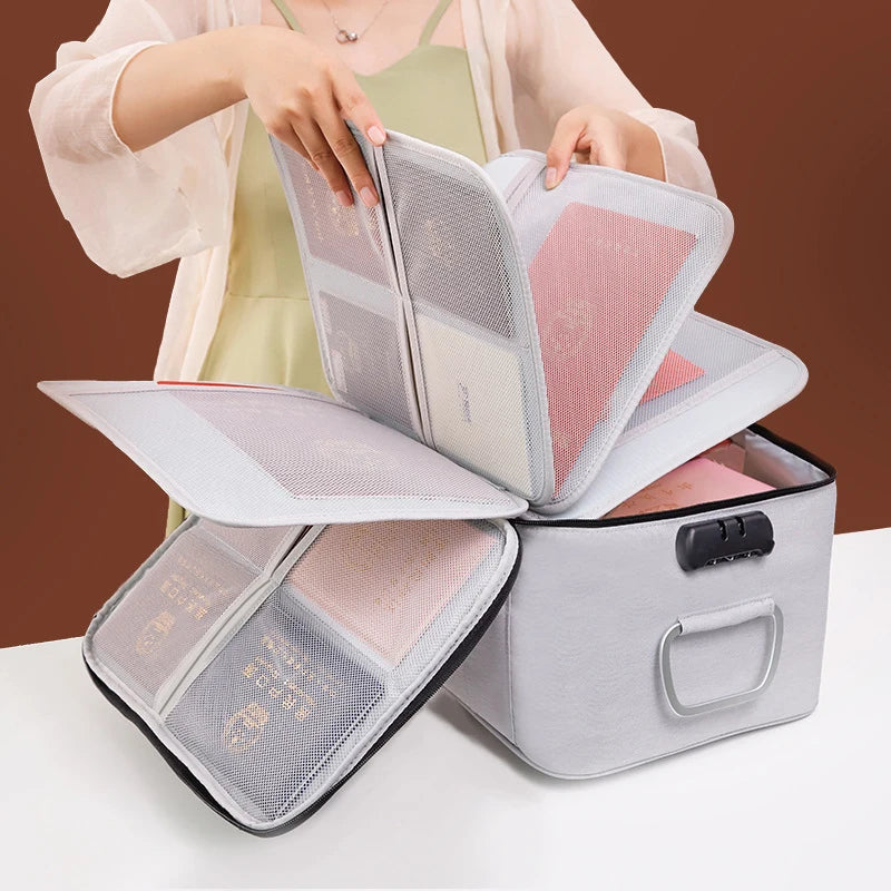 Waterproof Portable Document Storage Bag Travel Organizer